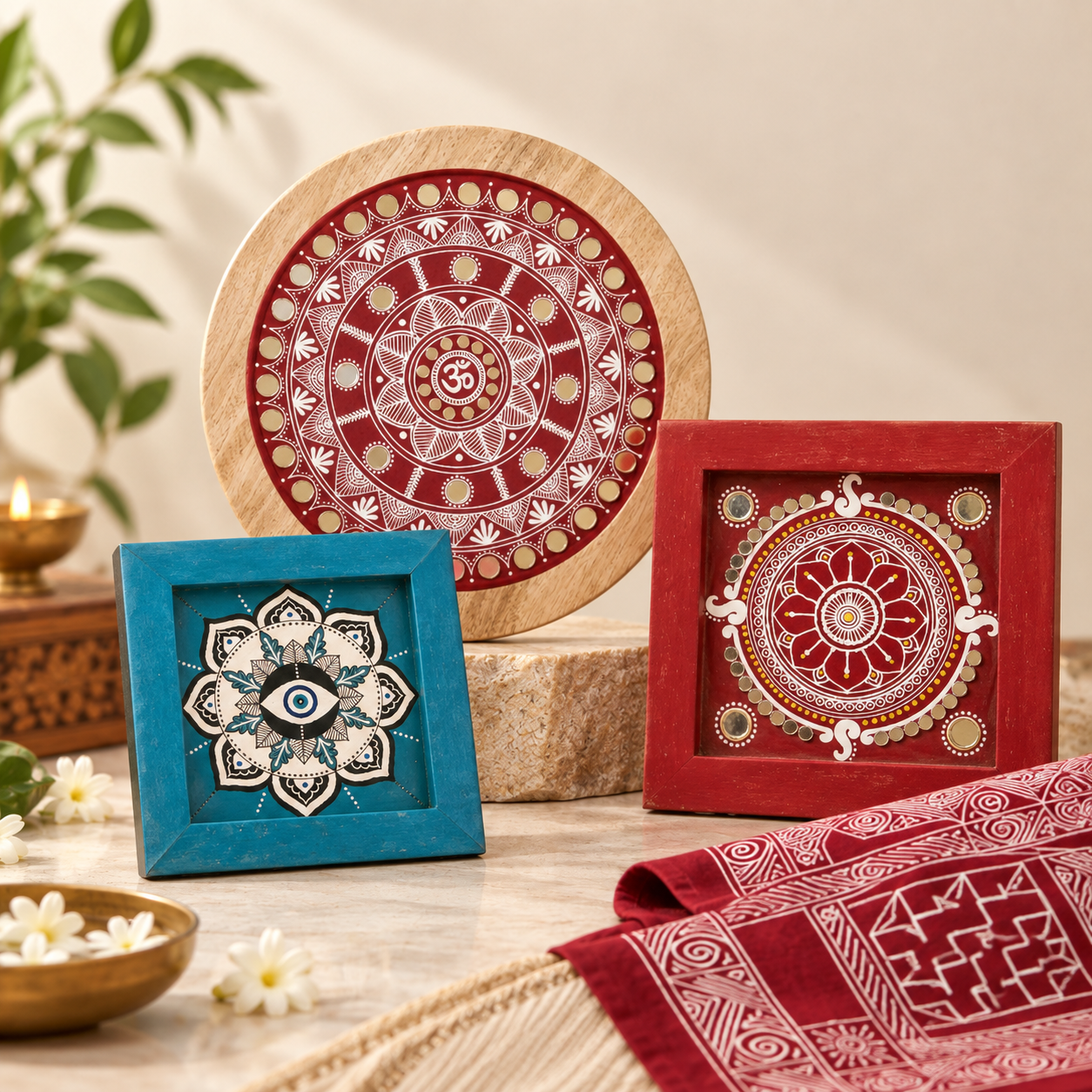 Aipan artwork collection by Neerupama Sharma